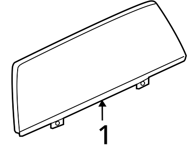 16-19 OEM BMW G11 G12 740 750 760 CID Central Information Display Screen 10.25
