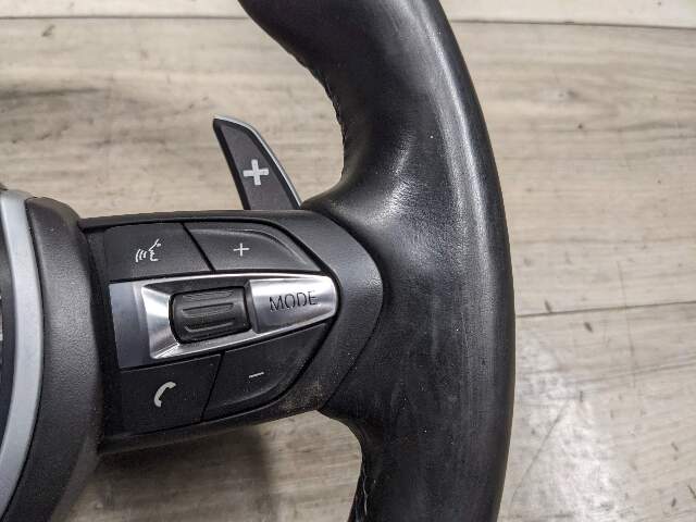 OEM BMW F80 F82 F87 M2 M3 M4 Steering Wheel M SPORT Black Leather w/ Shifters