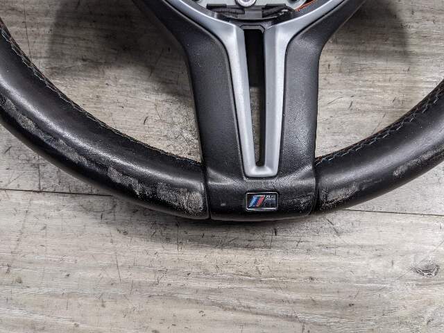 OEM BMW F80 F82 F87 M2 M3 M4 Steering Wheel M SPORT Black Leather w/ Shifters