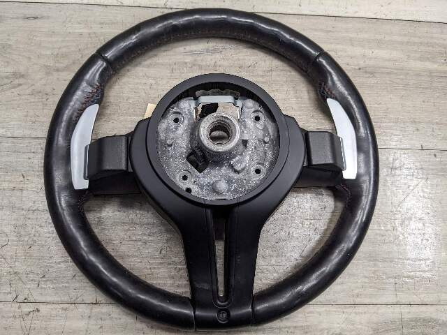 OEM BMW F80 F82 F87 M2 M3 M4 Steering Wheel M SPORT Black Leather w/ Shifters