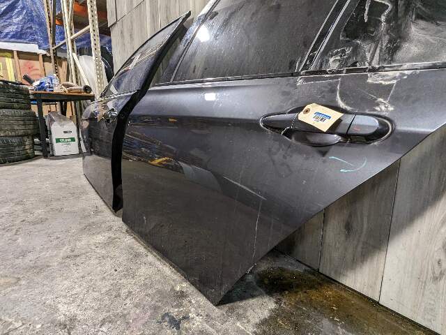 12-18 OEM BMW F30 F80 M3 Sedan Rear Left Driver Side Door Shell Panel Black