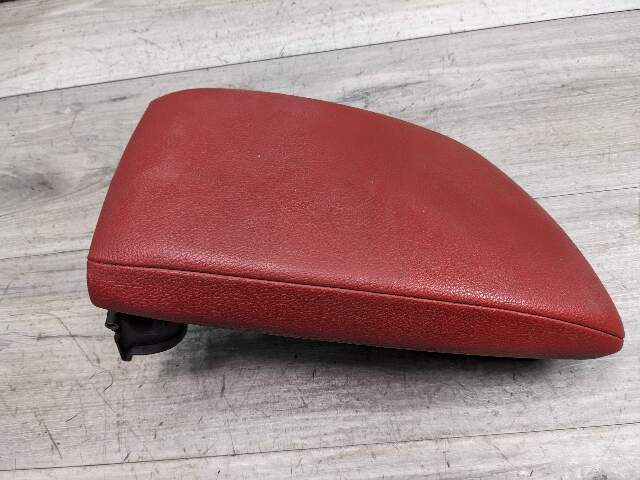 14-20 OEM BMW F22 Center Armrest Tray Console Sensatec Black Imitation Leather