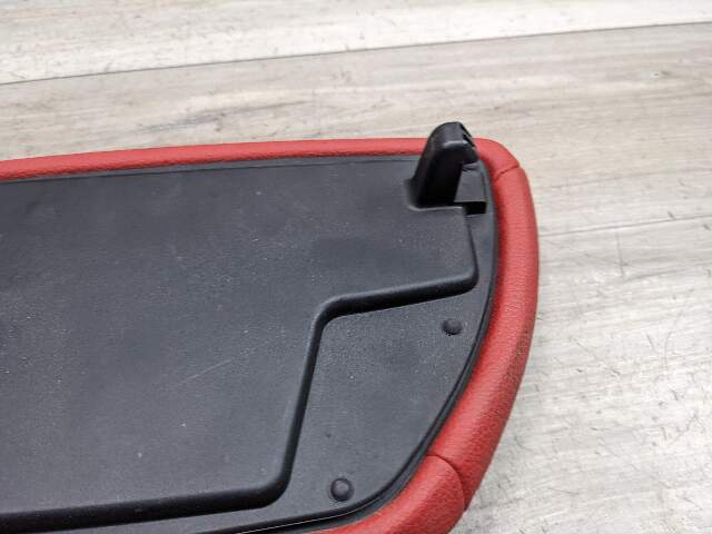 14-20 OEM BMW F22 Center Armrest Tray Console Sensatec Black Imitation Leather
