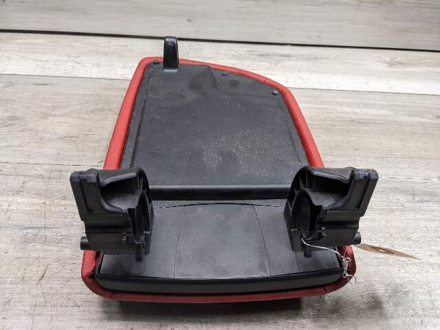 14-20 OEM BMW F22 Center Armrest Tray Console Sensatec Black Imitation Leather