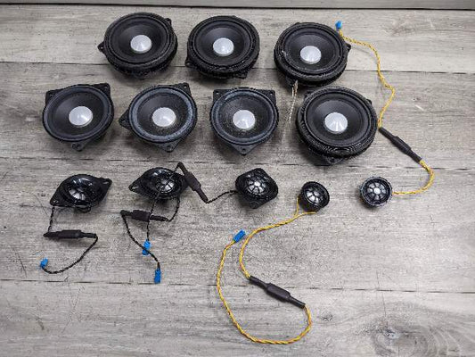 16-20 OEM BMW M4 F83 F82 F32 F22 Audio Sound System Speaker HARMAN KARDON SET