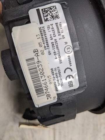 OEM BMW E82 E90 E92 E93 Front Driver SPORT Steering Wheel Airbag Air Bag Black
