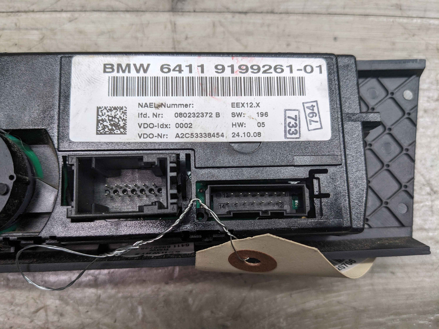 OEM BMW E93 M3 F12 M6 335 Convertible Roof Top Control Switch Button Open Close