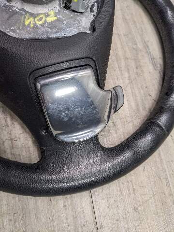 06-10 OEM BMW E92 E93 335 Sport Steering Wheel Black LEATHER w/ Shifters