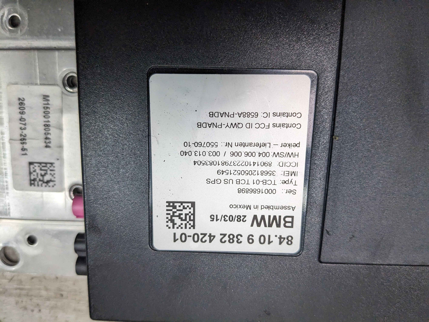 14-17 OEM BMW F22 F32 F36 F30 F06 M3 M4 M5 Telematics Control Unit Module TCB