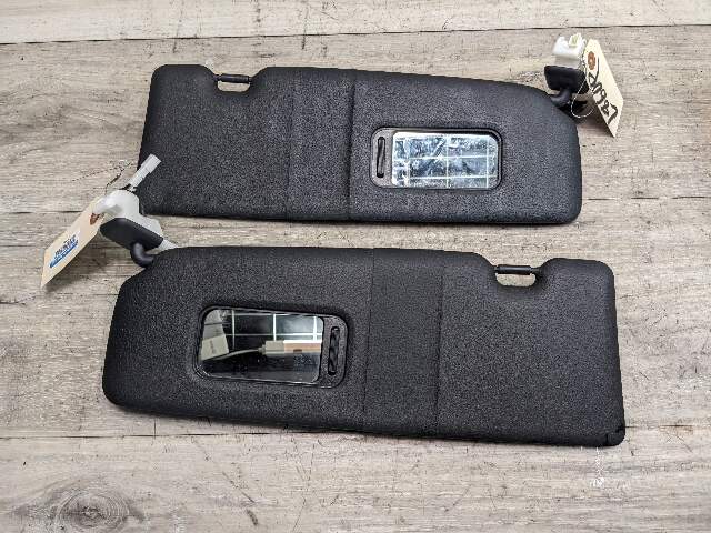 14-20 OEM BMW F22 228 230 M235 M2 Interior Sun Visor Leather Black Pair SET