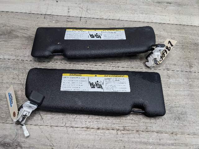 14-20 OEM BMW F22 228 230 M235 M2 Interior Sun Visor Leather Black Pair SET