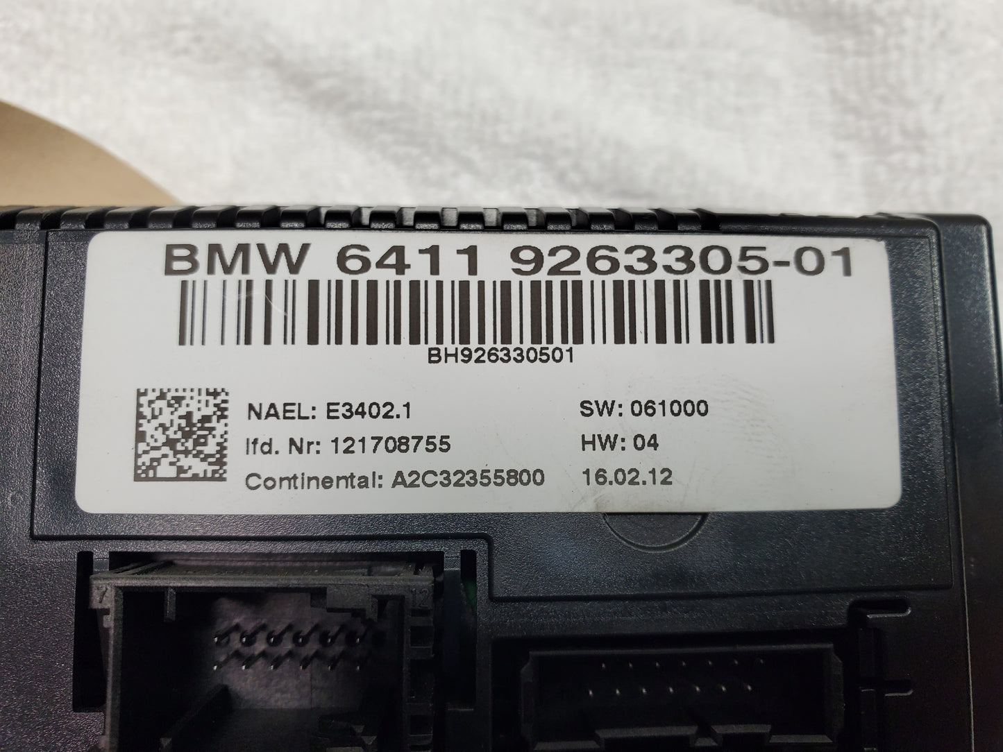 06-13 OEM BMW E92 E93 AC A/C Heater Climate Control Switch Panel