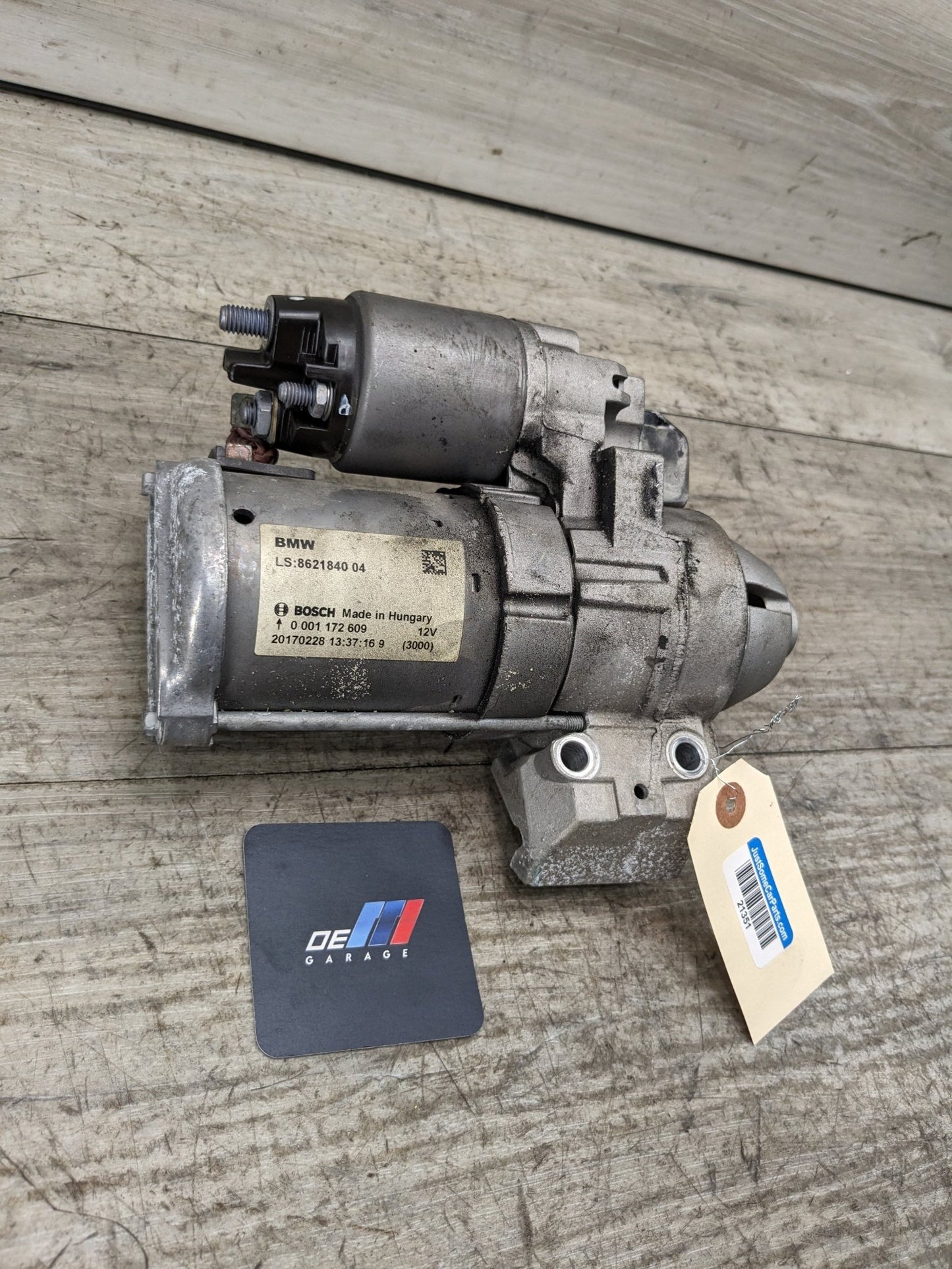 14-19 OEM BMW F22 F23 F30 F32 F33 F36 G11 G12 B58 BOSCH Engine Starter Motor