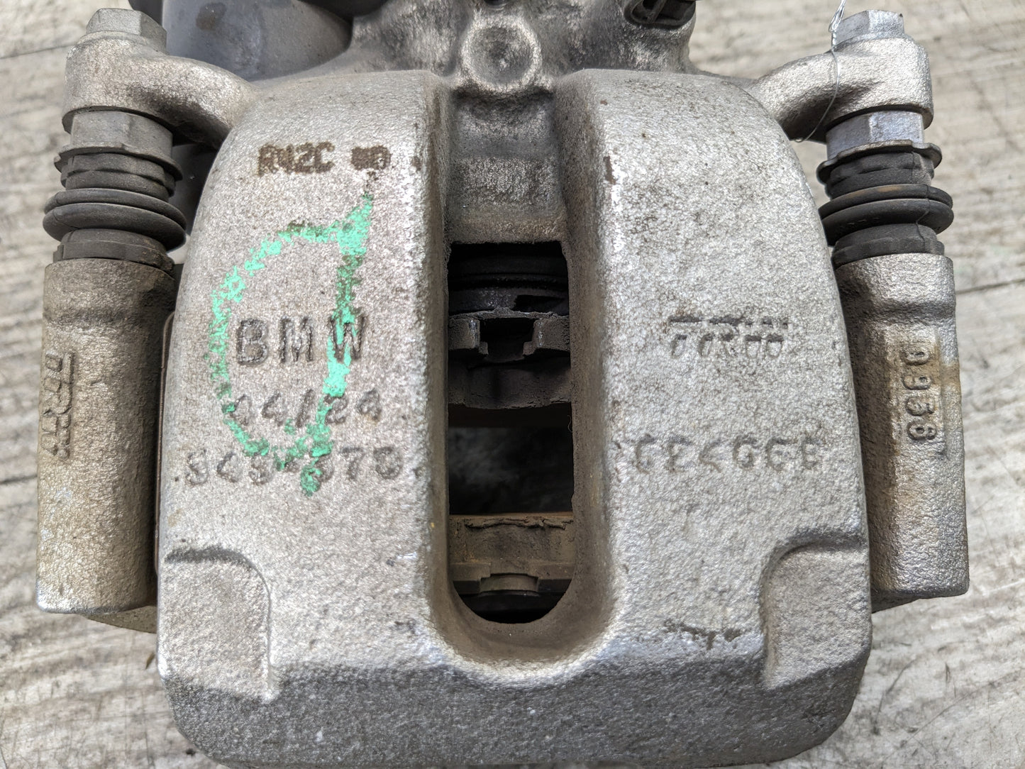 16-21 OEM BMW G11 G12 740 750 Rear Left Driver Side Brake Caliper Gray