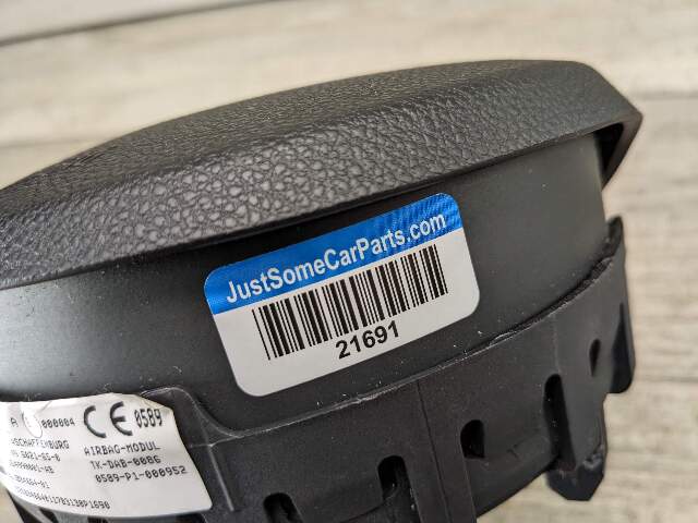 OEM BMW E82 E90 E92 E93 Front Driver SPORT Steering Wheel Airbag Air Bag Black