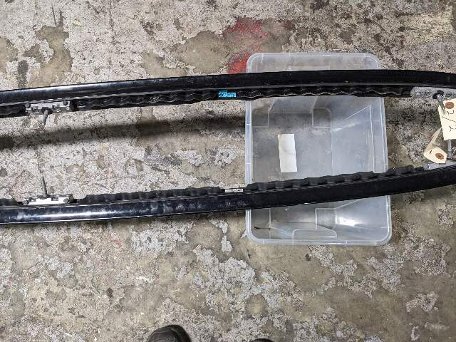 12-18 OEM BMW F15 F85 X5 X5M Left Right Roof Rail Railing Black SET