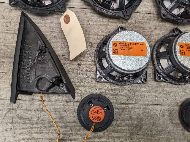 OEM BMW E92 E93 Audio Professional Sound Speakers Logic 7 L7 Harman Kardon SET*