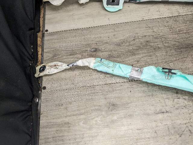 OEM BMW F15 X5 F85 X5M Left Driver Side Top Roof Head Air Bag Airbag Curtain