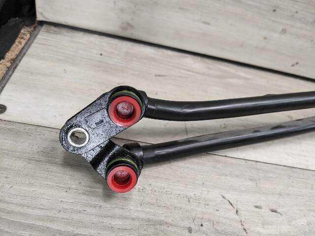 14-19 OEM BMW F15 F16 X5 X6 Transmission Oil Cooler Inlet Outlet Pipe Hose Line