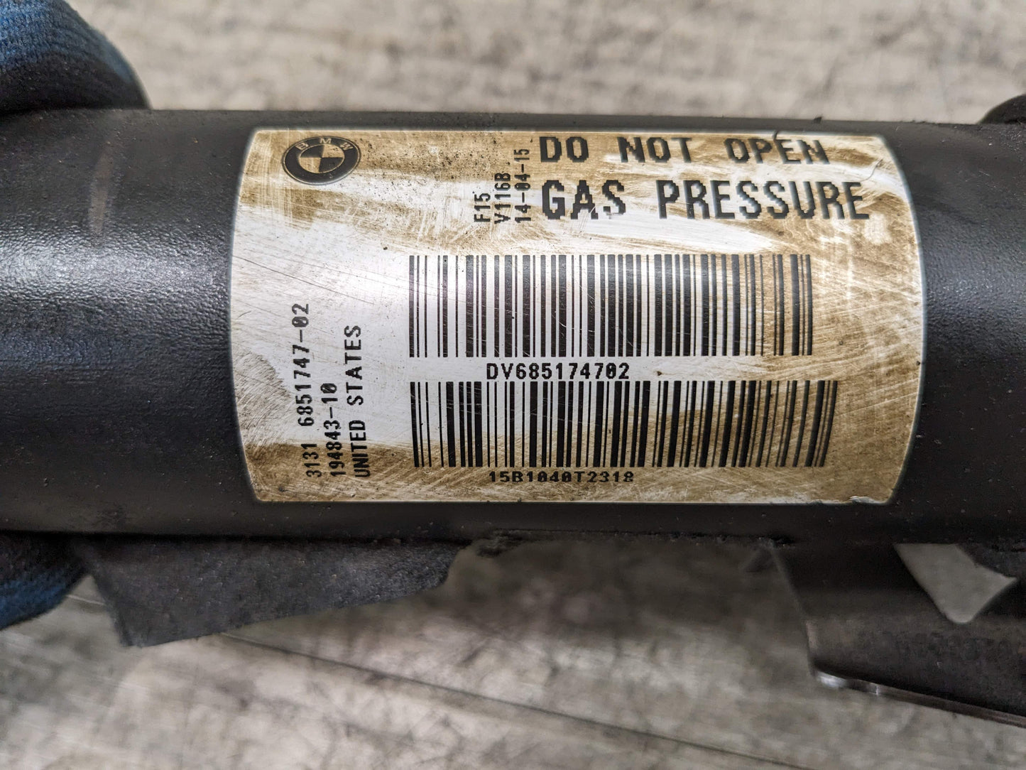 OEM BMW F15 F16 X5 X6 35iX 35dX FRONT Left Driver Strut Shock Absorber Spring