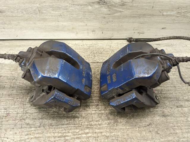 15-19 OEM BMW F85 X5M F86 X6M Rear Brake Calipers SET BREMBO Blue
