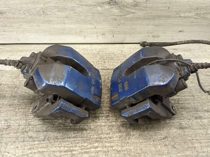 15-19 OEM BMW F85 X5M F86 X6M Rear Brake Calipers SET BREMBO Blue