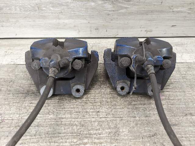 15-19 OEM BMW F85 X5M F86 X6M Rear Brake Calipers SET BREMBO Blue