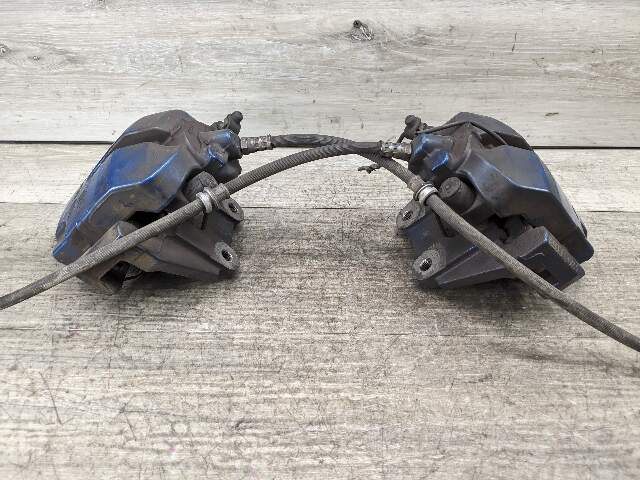 15-19 OEM BMW F85 X5M F86 X6M Rear Brake Calipers SET BREMBO Blue