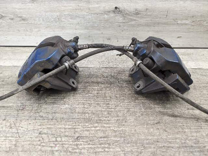 15-19 OEM BMW F85 X5M F86 X6M Rear Brake Calipers SET BREMBO Blue