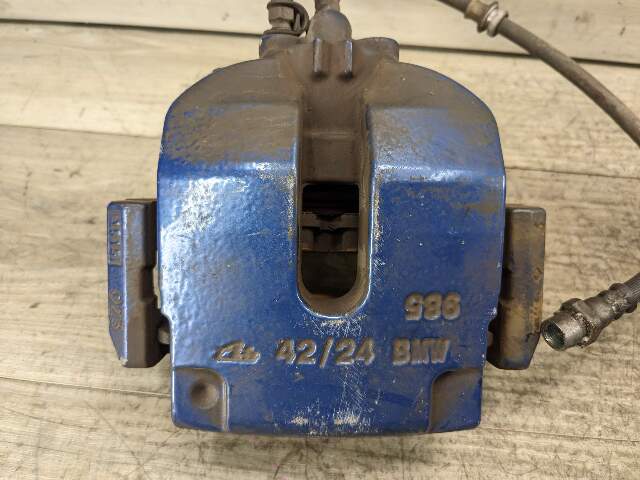 15-19 OEM BMW F85 X5M F86 X6M Rear Brake Calipers SET BREMBO Blue