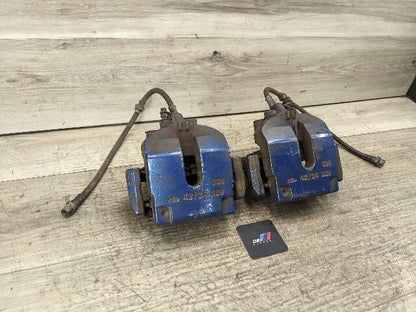 15-19 OEM BMW F85 X5M F86 X6M Rear Brake Calipers SET BREMBO Blue