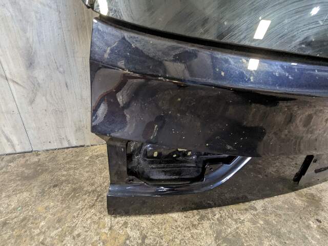 14-18 OEM BMW F15 F85 X5 Rear Trunk Lid Tail Gate Upper Door W/ Glass Blue