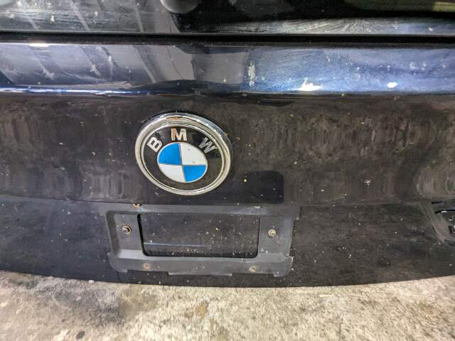 14-18 OEM BMW F15 F85 X5 Rear Trunk Lid Tail Gate Upper Door W/ Glass Blue