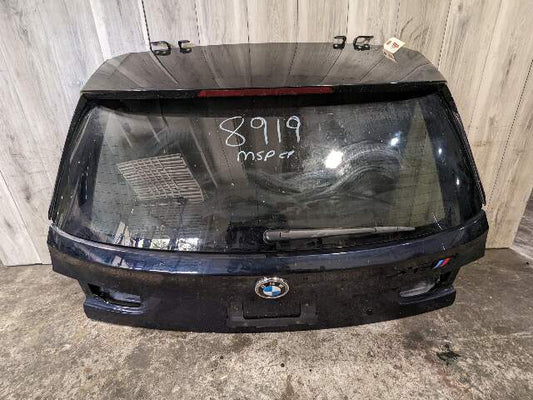 14-18 OEM BMW F15 F85 X5 Rear Trunk Lid Tail Gate Upper Door W/ Glass Blue