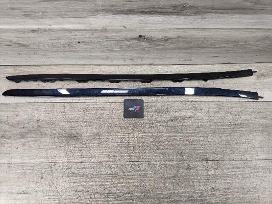14-19 OEM BMW F85 F86 X5M X6M Front Right Windshield Side Drip Molding PAIR