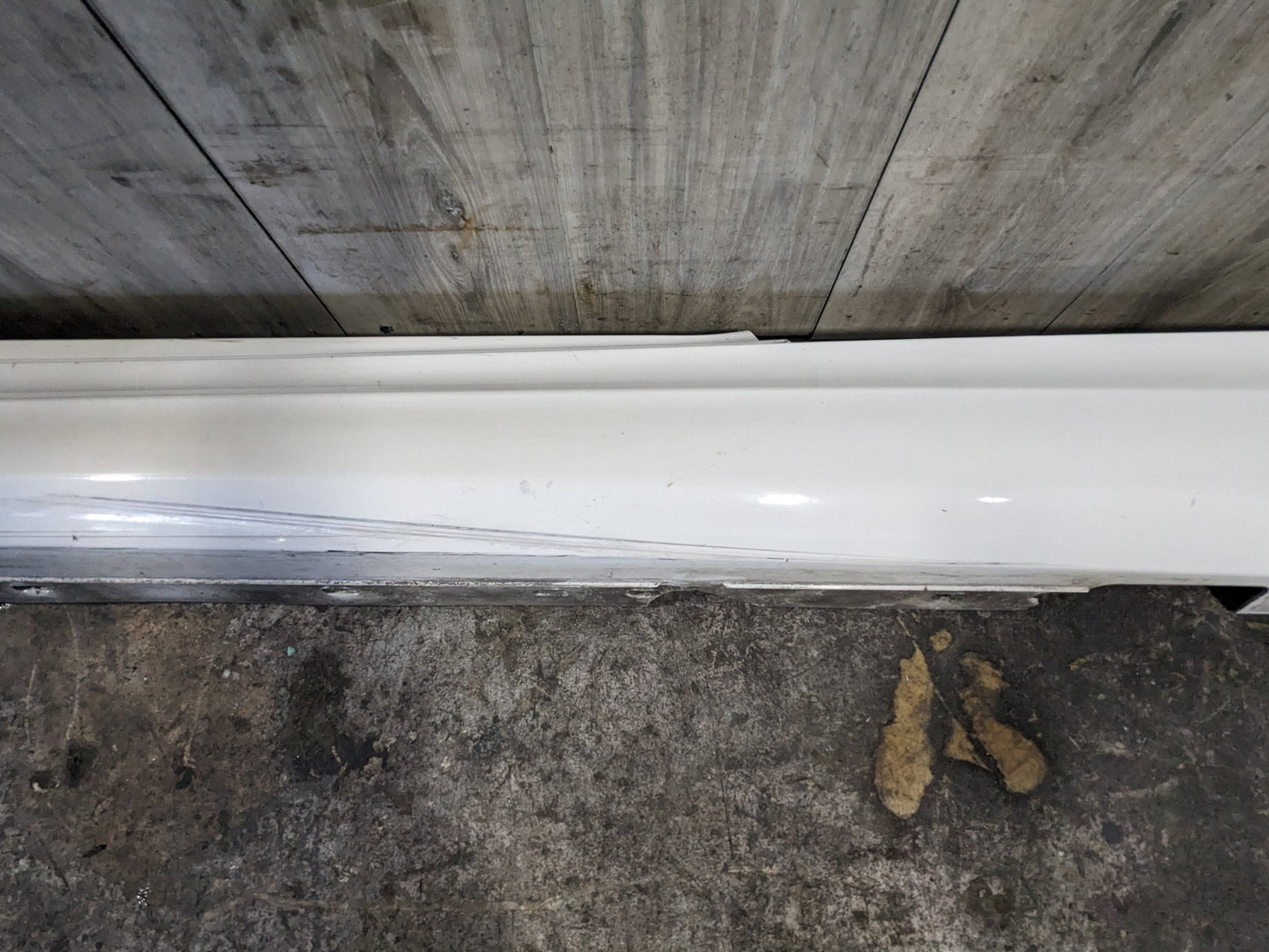 08-13 OEM BMW E82 E88 128 135 Left Skirt Rocker Panel Cover M-SPORT White*