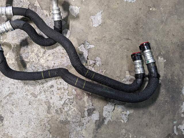 OEM BMW F85 F86 X5M X6M Transmission Oil Cooler Inlet Outlet Flow Return Lines