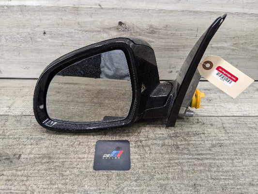 14-18 OEM BMW F15 X5 Left Driver Side Power Folding Mirror Assembly Camera Blue