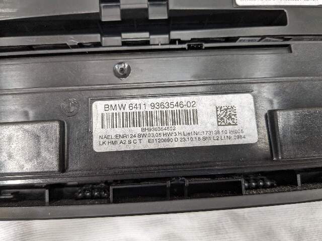 12-16 OEM BMW F22 F32 F30 F36 M4 M3 AC Heater Control Panel Radio Media Buttons