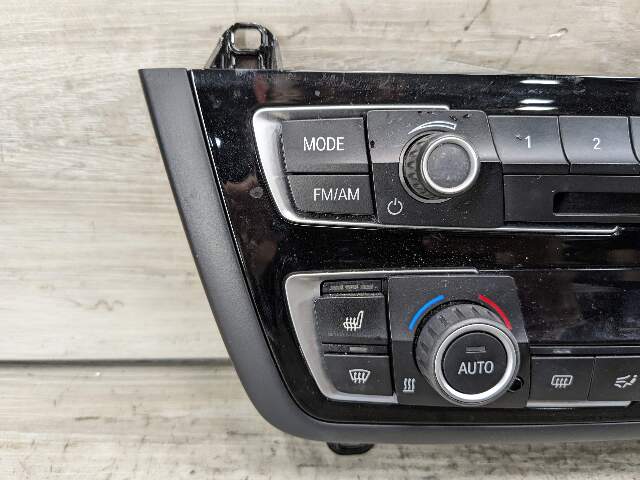 12-16 OEM BMW F22 F32 F30 F36 M4 M3 AC Heater Control Panel Radio Media Buttons