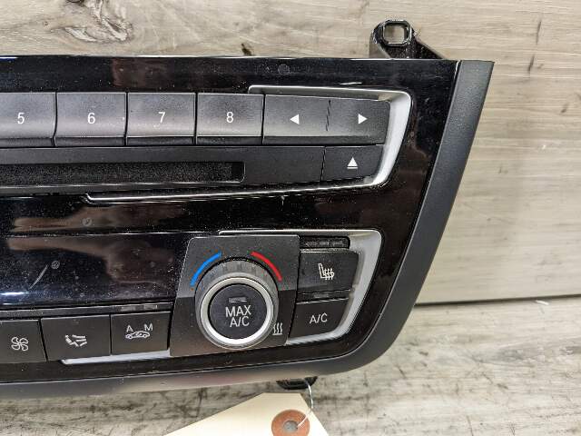 12-16 OEM BMW F22 F32 F30 F36 M4 M3 AC Heater Control Panel Radio Media Buttons
