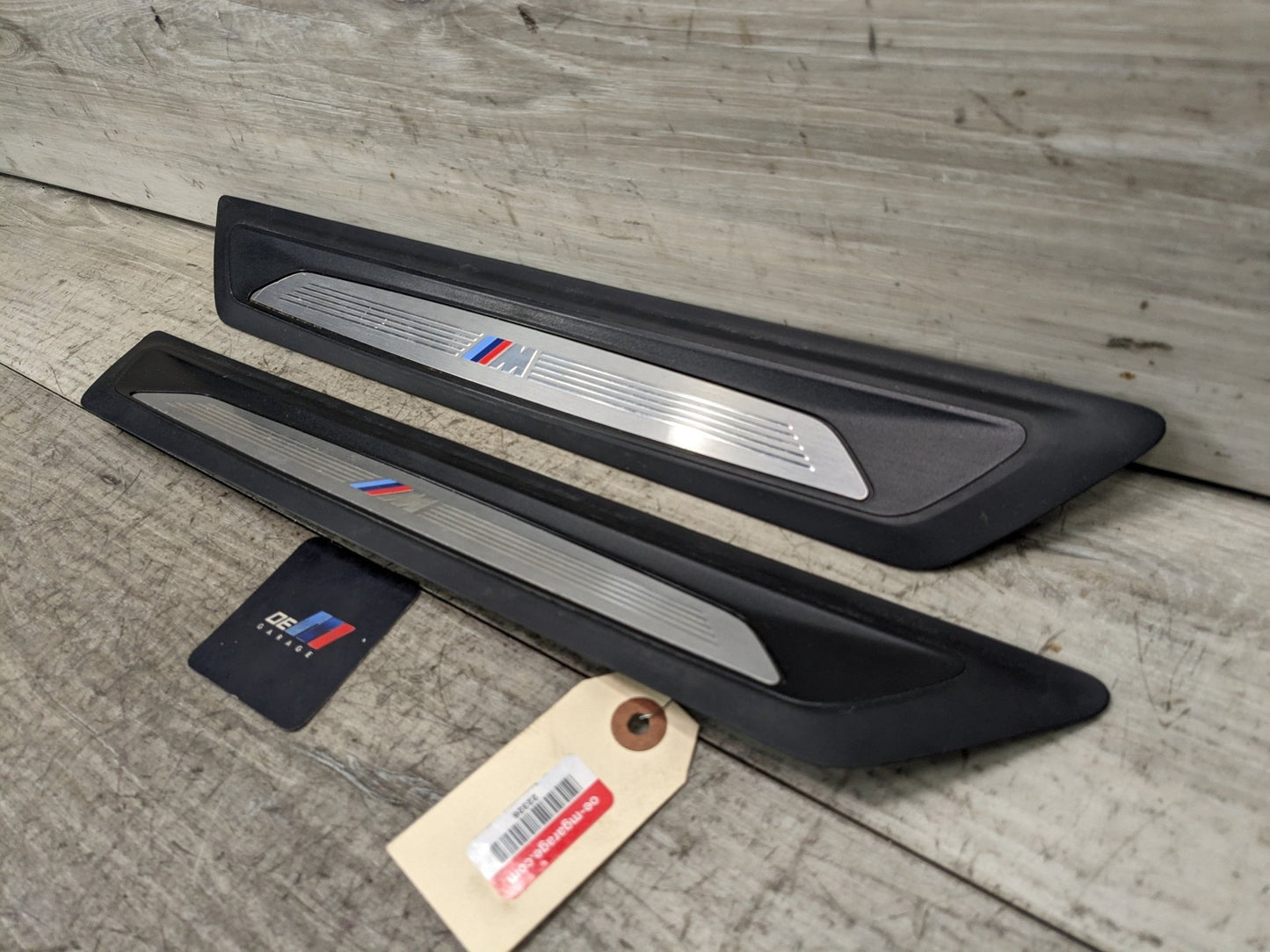 OEM BMW F30 335 340 M Front Door Sill Cover Trim Entrance Sill Kick Plates SET