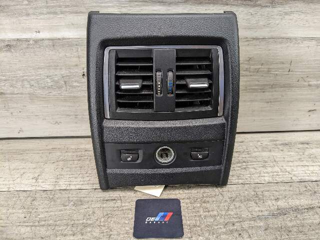 OEM BMW F30 F80 F36 F32 M3 Rear Air Vent Panel Trim Cover Black HEATED SEATS