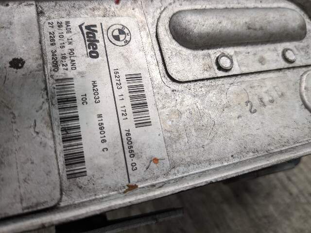 12-16 OEM BMW F30 F32 F33 F36 N55 Transmission Oil Cooler Heat Exchanger Valeo