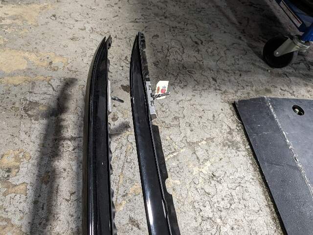 12-18 OEM BMW F15 F85 X5 X5M Left Right Roof Rail Railing Black SET*