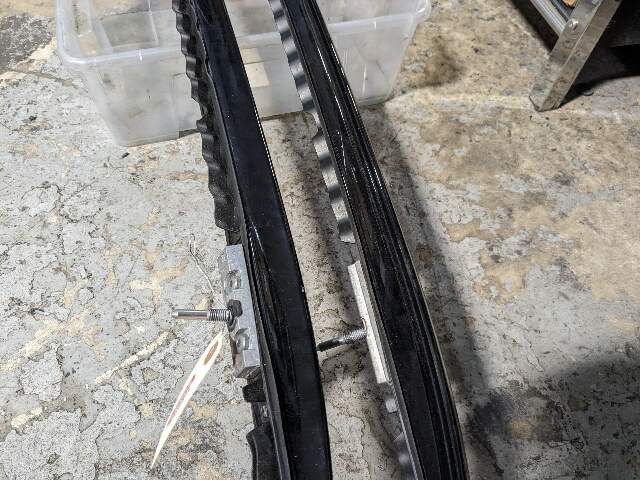 12-18 OEM BMW F15 F85 X5 X5M Left Right Roof Rail Railing Black SET*