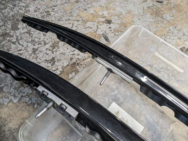 12-18 OEM BMW F15 F85 X5 X5M Left Right Roof Rail Railing Black SET*