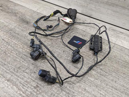OEM BMW E90 E92 E93 335 M3 Rear Parking Distance Harness Wires PDC Blue 381