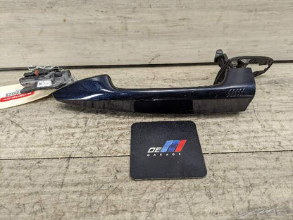 14-18 OEM BMW F15 F85 F86 X5 X6 COMFORT ACCESS LEFT Door Handle Blue*