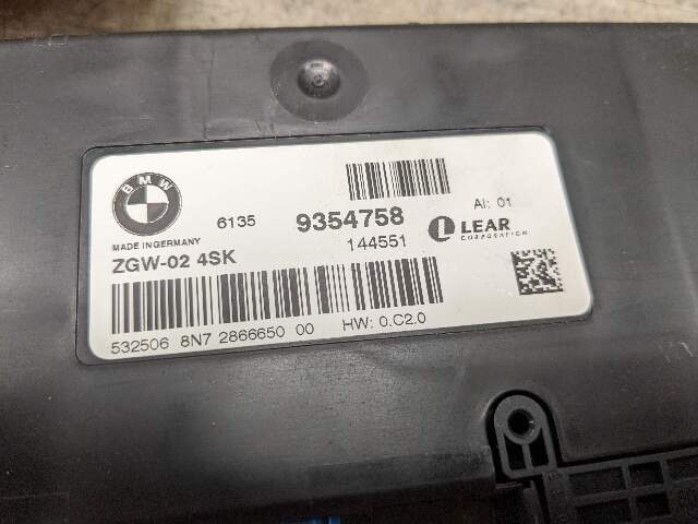 OEM BMW F25 F26 X3 X4 ZGW Central Gateway Body Control Module BCM